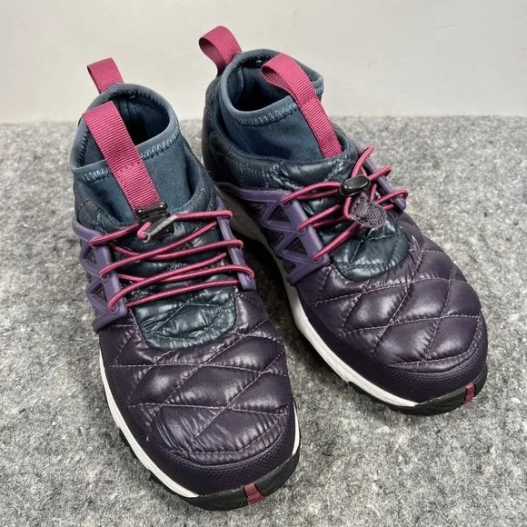 The North Face Thermoball HC Sneaker Shoes Women's 6.5 Dark Purple Navy Magenta - Picture 14 of 14